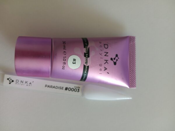 "Dnka" Acryl Gel #30ml# PARADISE 0003 (tuba)